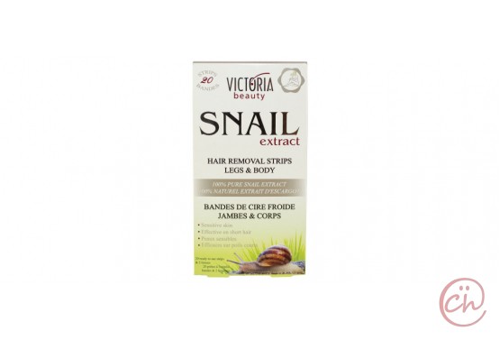 Депилиращи ленти за тяло с екстракт от охлюви Snail Extract - Victoria Beauty